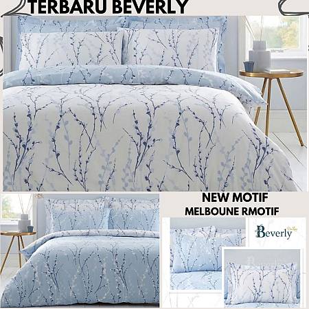 Bedcover Set Katun CVC BEVERLY Motif Melbourne All Size